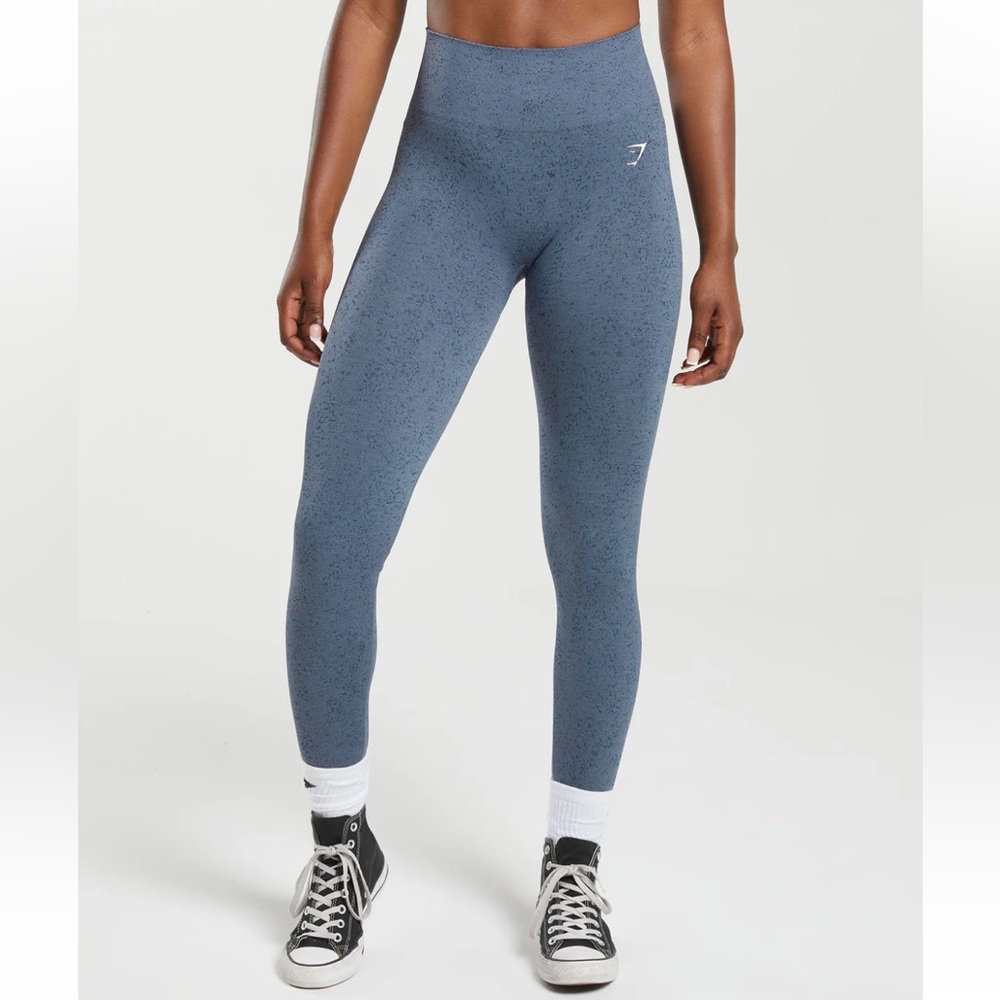 Gymshark Fleck Blue leggings size XS
